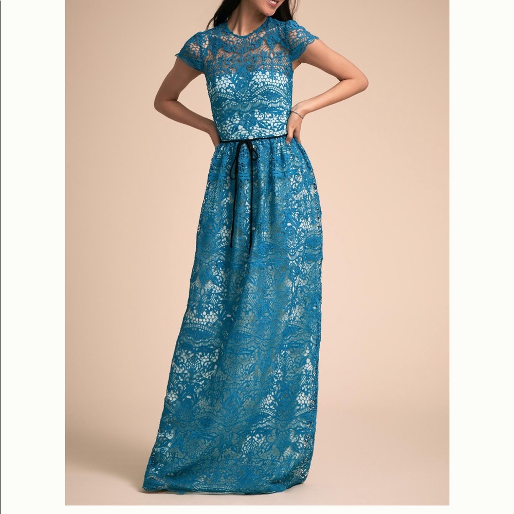 Anthropologie / BHLDN SOLD OUT Azure lace dress
